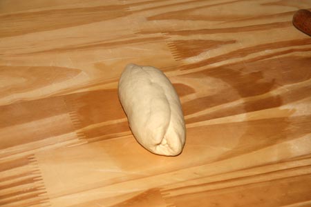 Formando un panino allungato